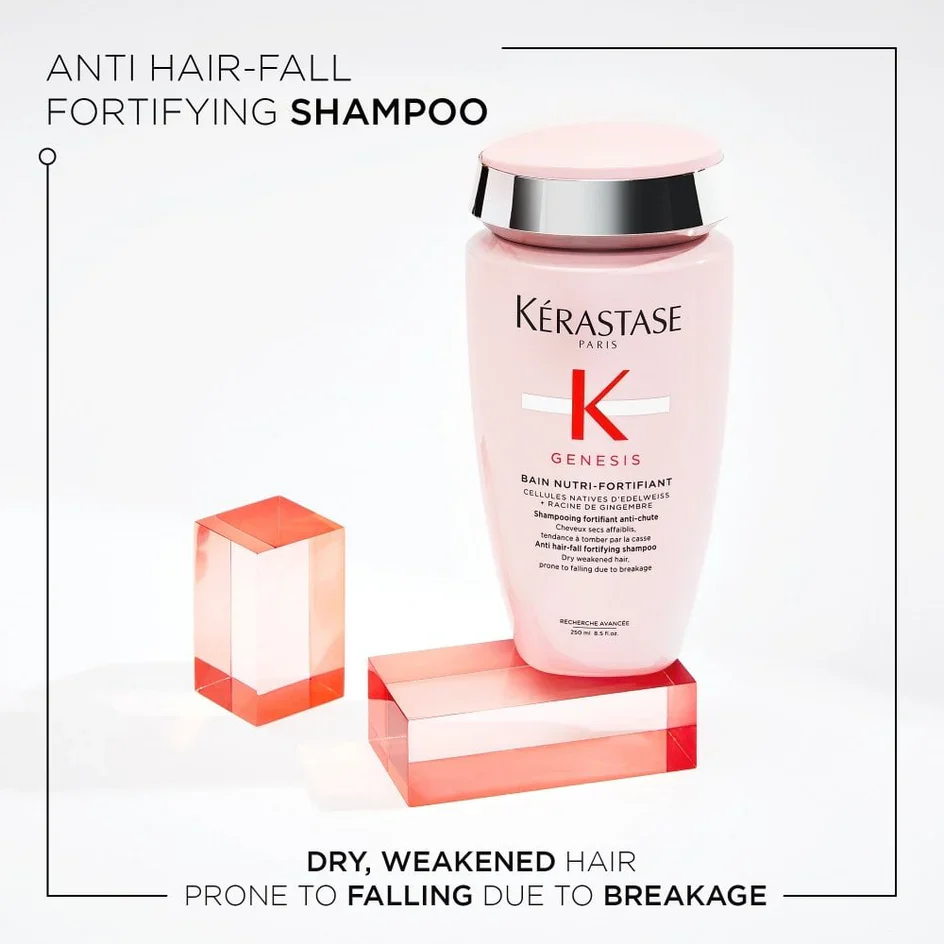 Kérastase Genesis Nutri-Fortifiant For Thick Or Dy Hair Shampoo 250ml - Image 3