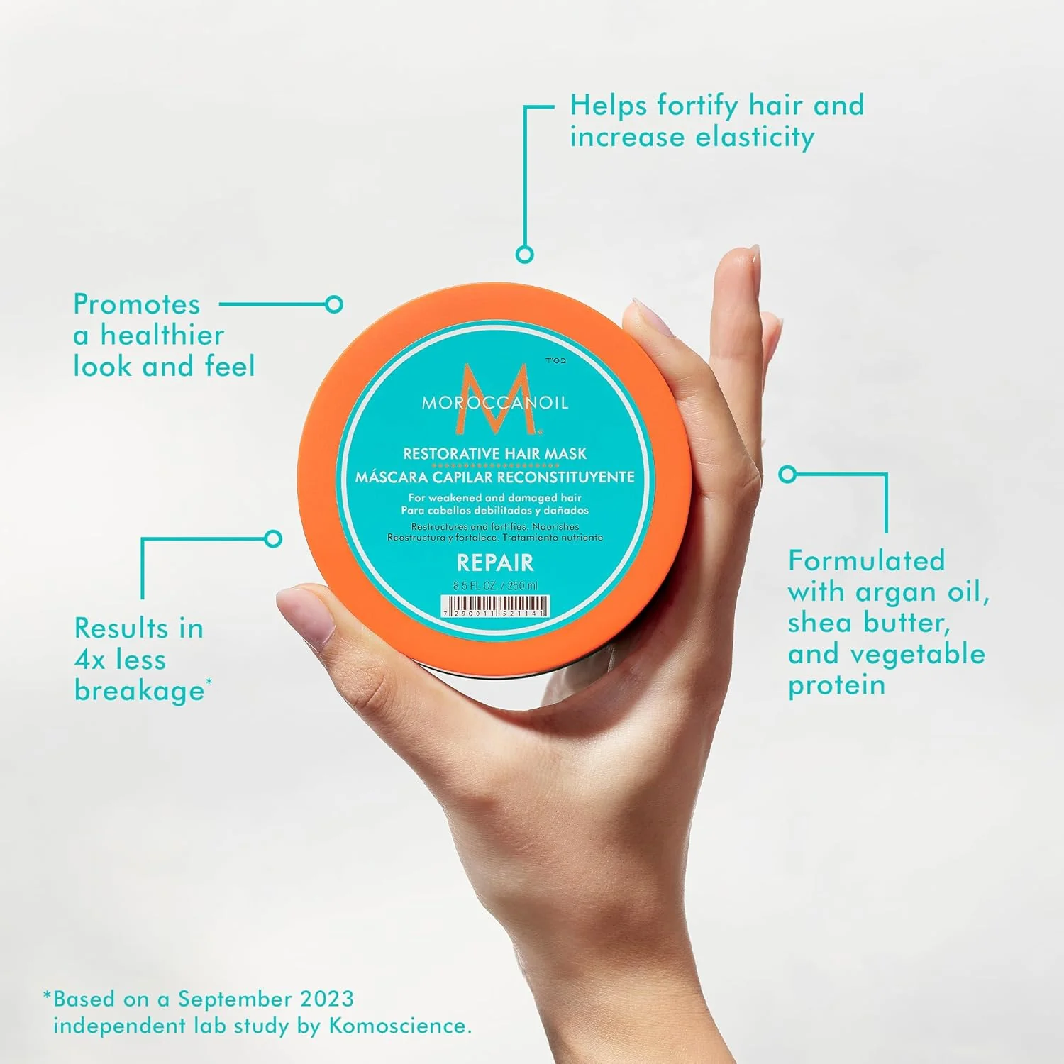 Moroccanoil Restorative Repair Hair Mask 250ml - Image 3